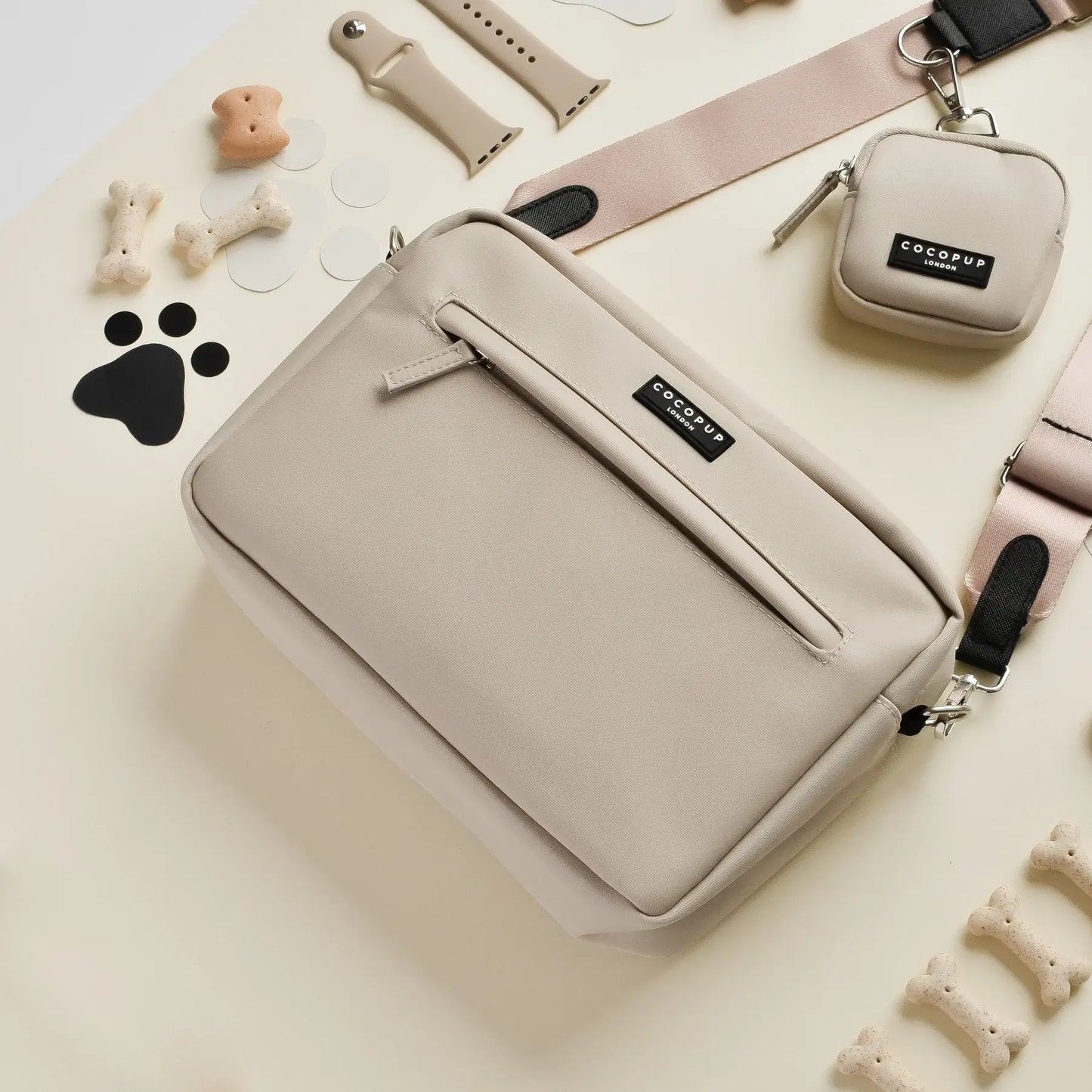 Cocopup London - Caramel Latte - Dog Walking Bag
