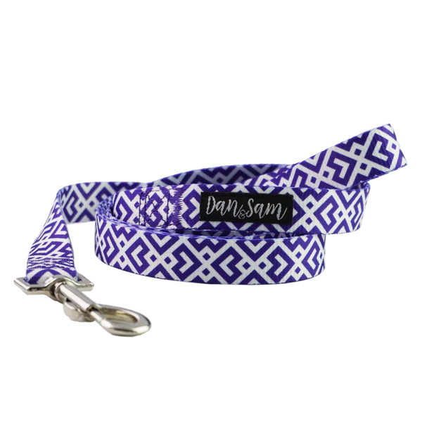 Dan & Sam - Purple Delight - Polyester Webbing Dog Lead
