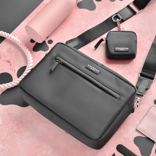 Cocopup - Black - Dog Walking Bag