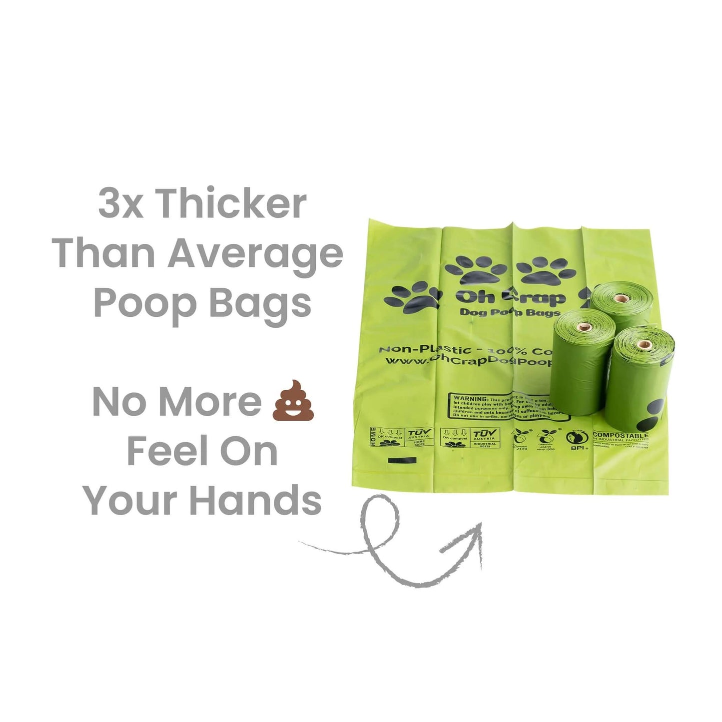 Oh Crap - Compostable Dog Poop Bags