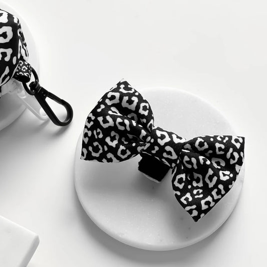 Cocopup London - Black Leopard - Bow Tie